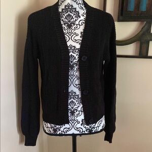 Wonder Nation Black Cardigan Sweater